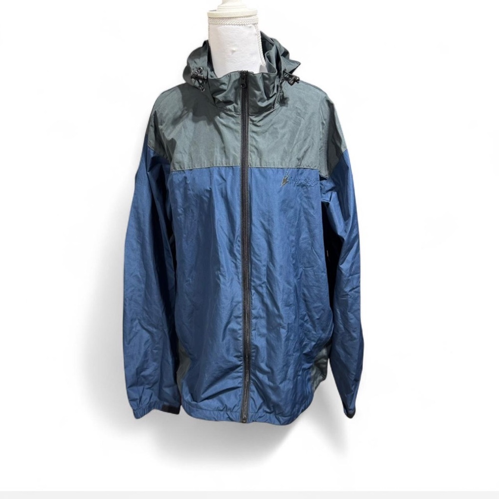 FROGG TOGGS | M/L  River Toadz Packable full zip hooded windbreaker jacket